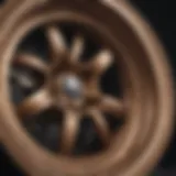 Apex Bronze Wheel showcasing intricate design elements