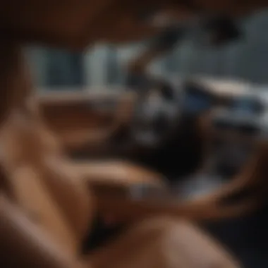 Interior view of the Aston Martin Vantage Prive with luxurious finishes