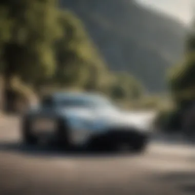Aston Martin Vantage Prive on a scenic road showcasing its performance