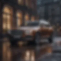 Sleek exterior design of the Bentley midsize SUV showcasing luxury craftsmanship