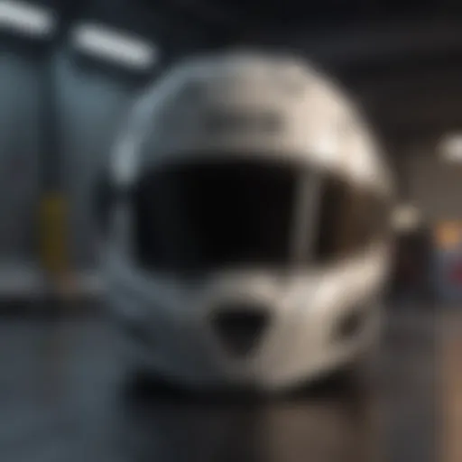 Top-rated motorsport helmet with advanced safety features