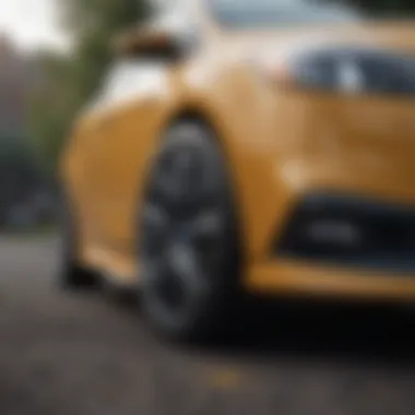 Tires showcasing all-season capabilities for Ford Focus ST