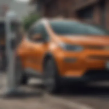 Advanced Fast Charging Technology Technological design of a fast charging station showcasing its advanced features.