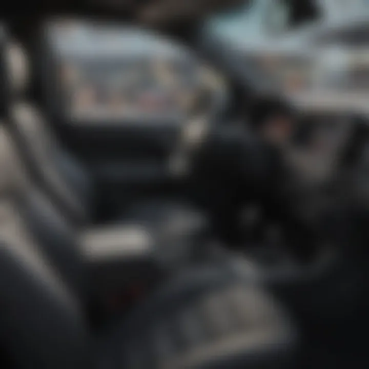 Interior of the Chevy Colorado emphasizing comfort and technology