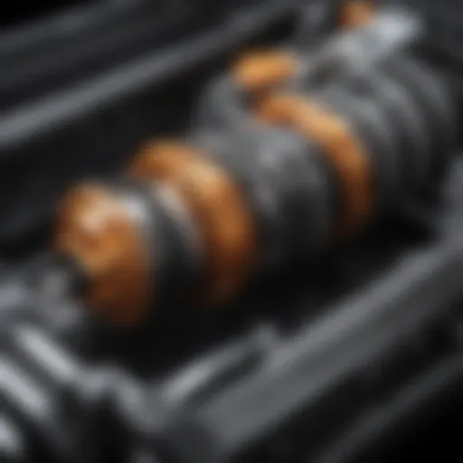 Detailed view of the Ford Focus ST transmission components