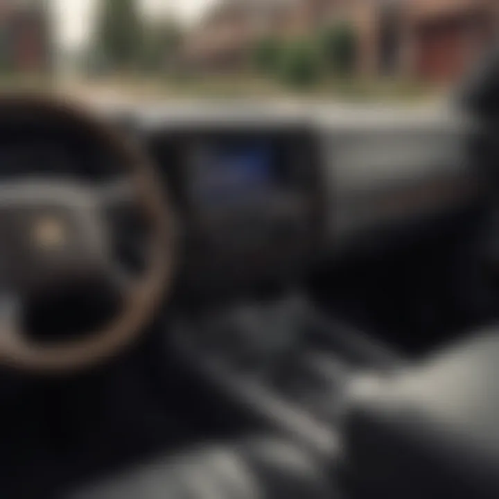 Interior of a 90s Silverado highlighting dashboard features and upholstery