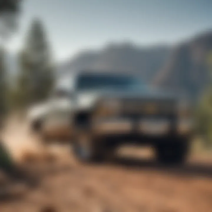 1990s Chevrolet Silverado in a rugged outdoor setting demonstrating its versatility