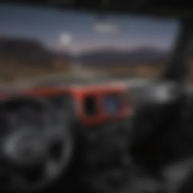 Safety features dashboard of the 2013 Jeep Wrangler Sport S