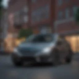 Sleek exterior design of the 2013 Honda Civic EX-L showcasing its modern aesthetics