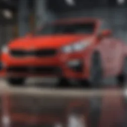 Sleek and modern design of the 2017 Kia Forte S Sedan