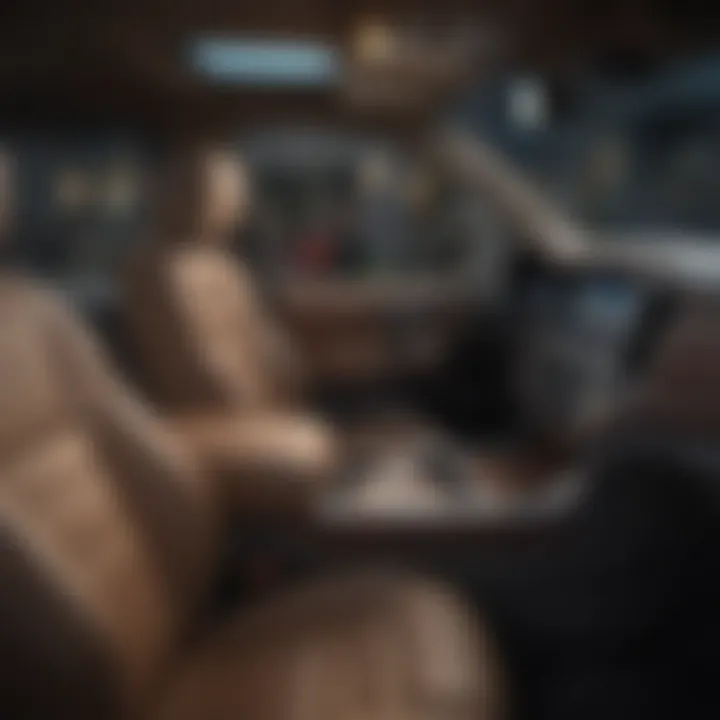 Interior view of the 2018 Chevy Tahoe highlighting luxury and technology