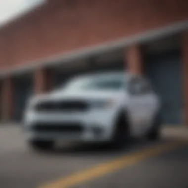 Dodge Durango SRT performance on the road