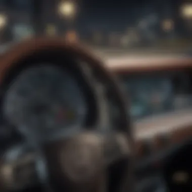 Modern Dashboard of a Budget-Friendly Vehicle Dashboard of a budget-friendly vehicle showcasing modern features
