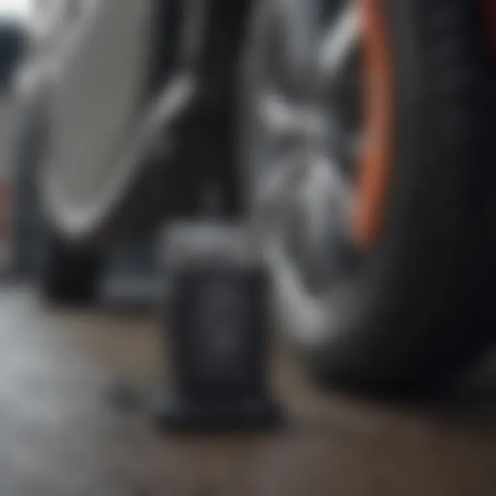 User-friendly interface of a tire air pump