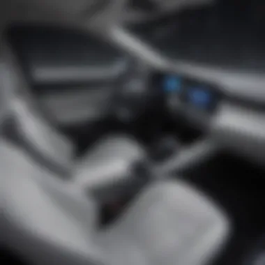 Inside the Future: Hyundai's Electric Car Design Interior view of a Hyundai electric car