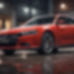 Innovative automotive charger design showcasing modern technology