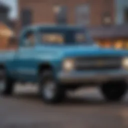 A diverse range of used Chevy trucks showcased on eBay platform
