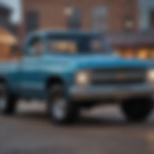 A diverse range of used Chevy trucks showcased on eBay platform