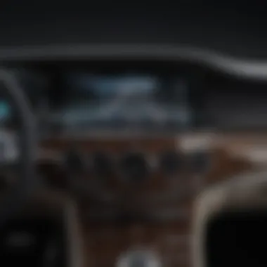 Advanced User Interface of S-Class Dashboard of the S-Class highlighting the advanced user interface