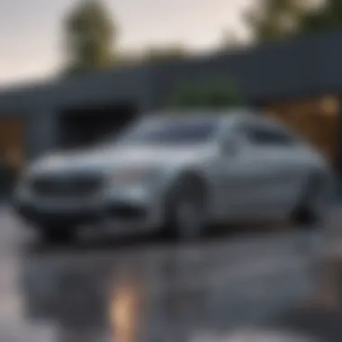 S-Class Aerodynamic Design Exterior view of the Mercedes S-Class showcasing its aerodynamic design