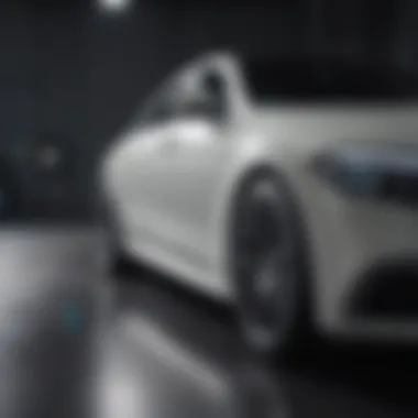 Self-Driving Technology Sensors Close-up of the self-driving technology sensors integrated within the vehicle