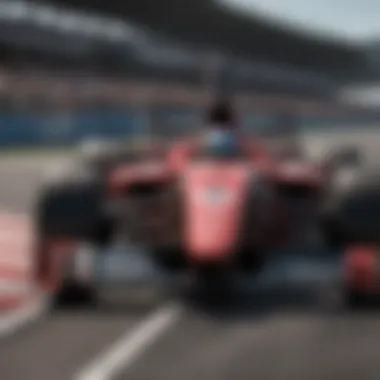 Advanced Automotive Technology at the American Grand Prix A close-up of advanced automotive technology featured in the American Grand Prix.
