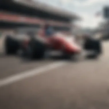 Thrilling Atmosphere of the American Grand Prix Spectators enjoying the thrilling atmosphere of the American Grand Prix.
