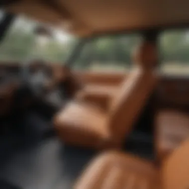 Interior Space: Comfort and Utility in the Grand Wagoneer Interior dimensions of the Jeep Grand Wagoneer emphasizing spacious comfort