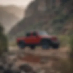 Jeep Gladiator in a scenic Mexican landscape