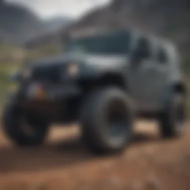 Jeep Rubicon showcasing its robust off-road capabilities