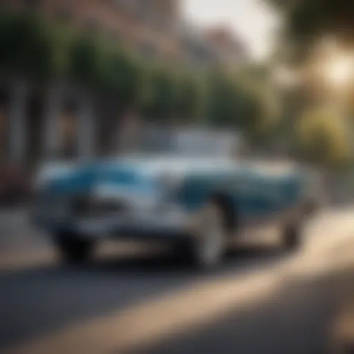 A classic Buick convertible showcasing its vintage design