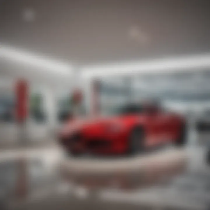 Modern Alfa Romeo dealership interior