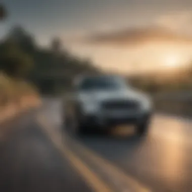 Mini Cooper Countryman Boardwalk driving through a scenic route, demonstrating its performance.