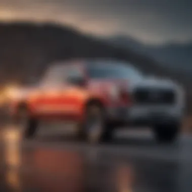 Cutting-Edge Technology in Luxury Pickups Advanced technology dashboard in luxury pickup