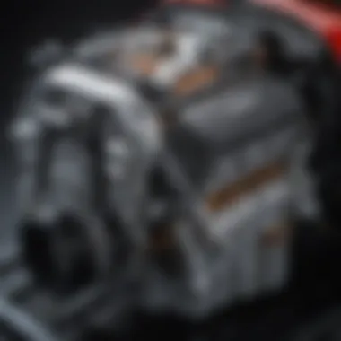 Innovative Design of Nissan Performance Engines Cutaway view of a Nissan performance engine illustrating innovation
