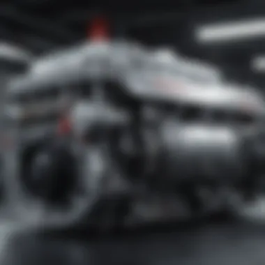 Nissan Engine Power in Racing Dynamics Nissan engine in a racing environment highlighting its power