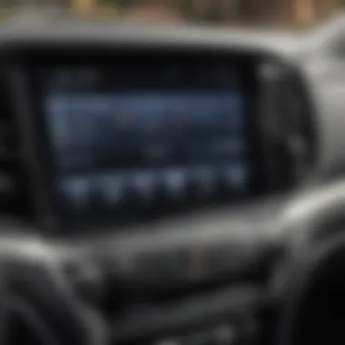 Close-up of Honda Pilot's advanced infotainment system and dashboard design.