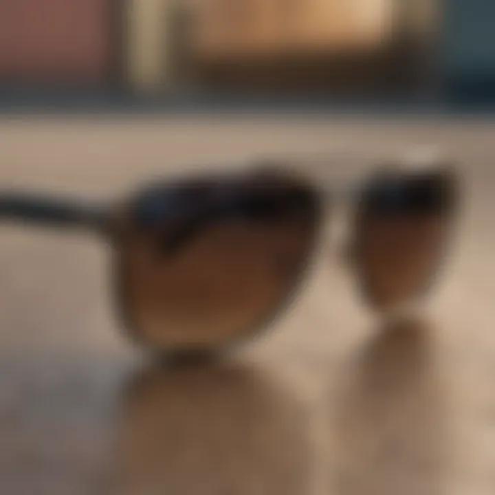 Stylish sunglasses worn by Matt Damon in the film