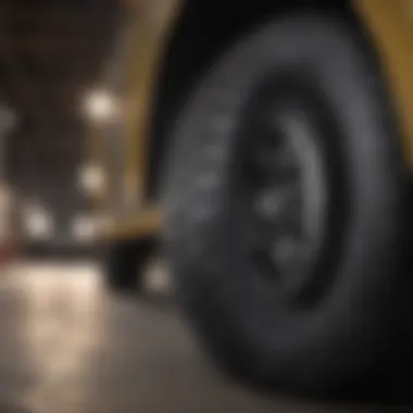 Innovative Tread Design of Goodyear Endeavor Tires Goodyear Endeavor Tire close-up showcasing tread design
