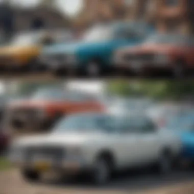 A montage of various types of vehicles that can be sold to junkyards.