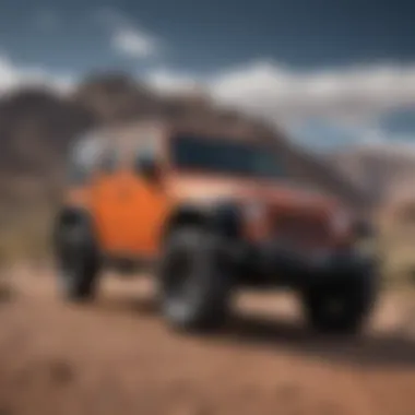 Rugged Exterior of 2010 Jeep Wrangler Unlimited Rubicon 2010 Jeep Wrangler Unlimited Rubicon exterior view showcasing rugged design