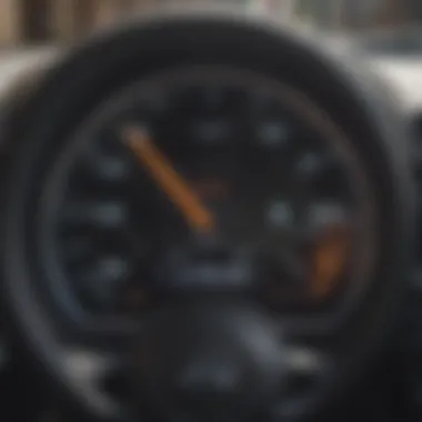 Malibu Hybrid Dashboard: Fuel Efficiency Metrics Dashboard showing MPG performance