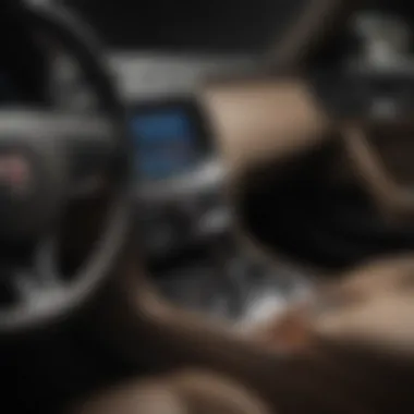 Interior cockpit view showcasing the luxurious materials and advanced technology of the Maserati Quattroporte Sport GT S