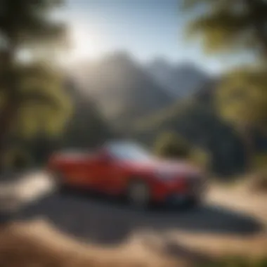 Cultural Impact of the Maybach Convertible Maybach Convertible in a scenic setting highlighting its cultural significance