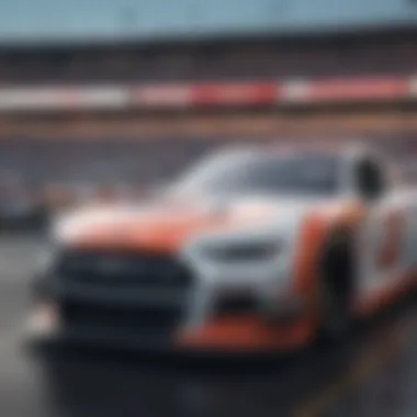 Team Collaboration in NASCAR NASCAR team members collaborating