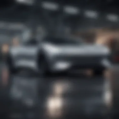 Sleek Electric Vehicle Design Futuristic electric car design showcasing sleek lines and innovative features