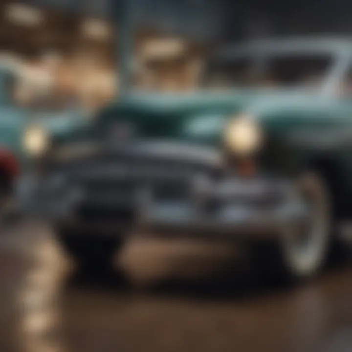 Classic Buick undergoing restoration