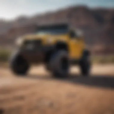 Pirelli Scorpion AT mounted on an all-terrain vehicle in action