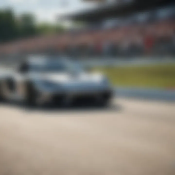 Fans cheering in the grandstands during a thrilling race at Road America