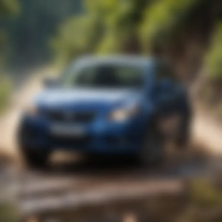 Suzuki Kizashi navigating through diverse terrains